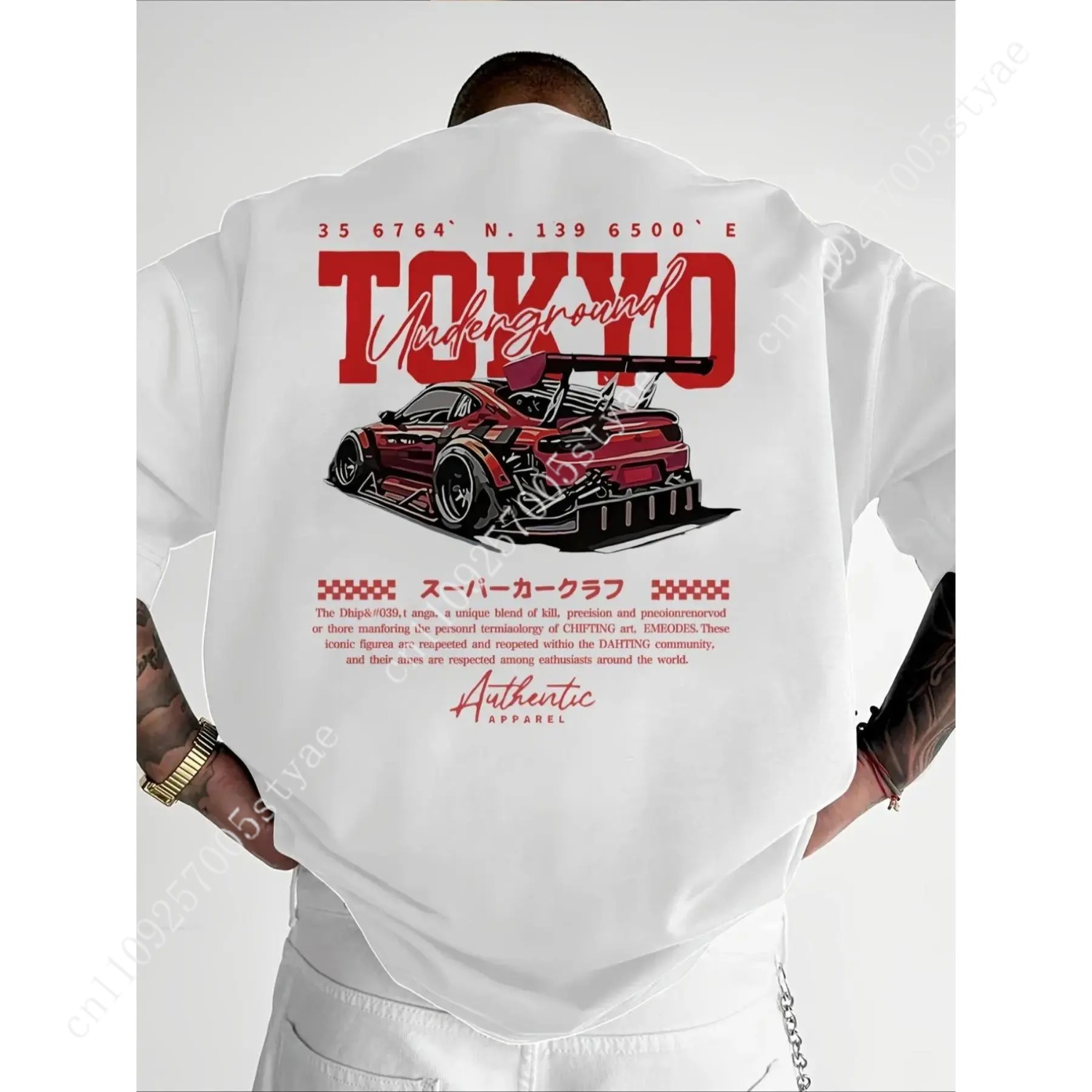 Summer Quilt - Herren-T-Shirt mit normaler Passform, Auto- und