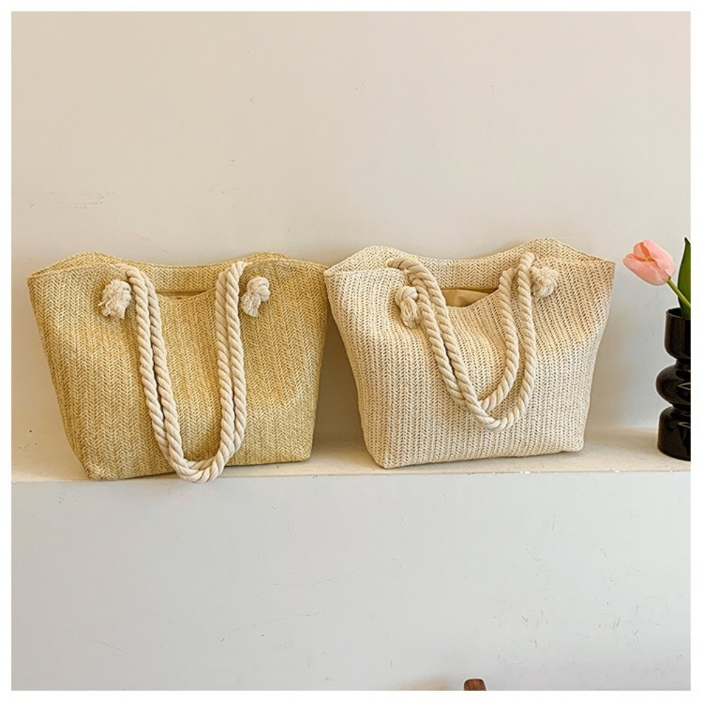 Beach Bag Straw - Neue Sommer-Strandtasche mit Großer Kapazität, Raffia