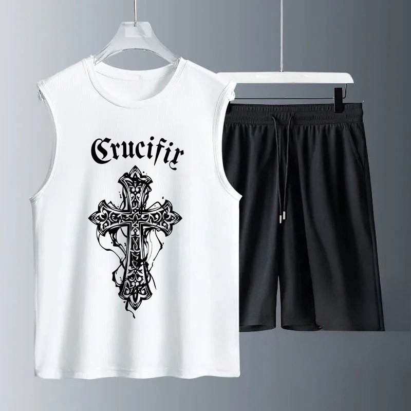 Summer Knit Clothing - Herren-Tanktop-Sets 2026 Sommer Schnelltrocknende Sportanzüge Sportliche