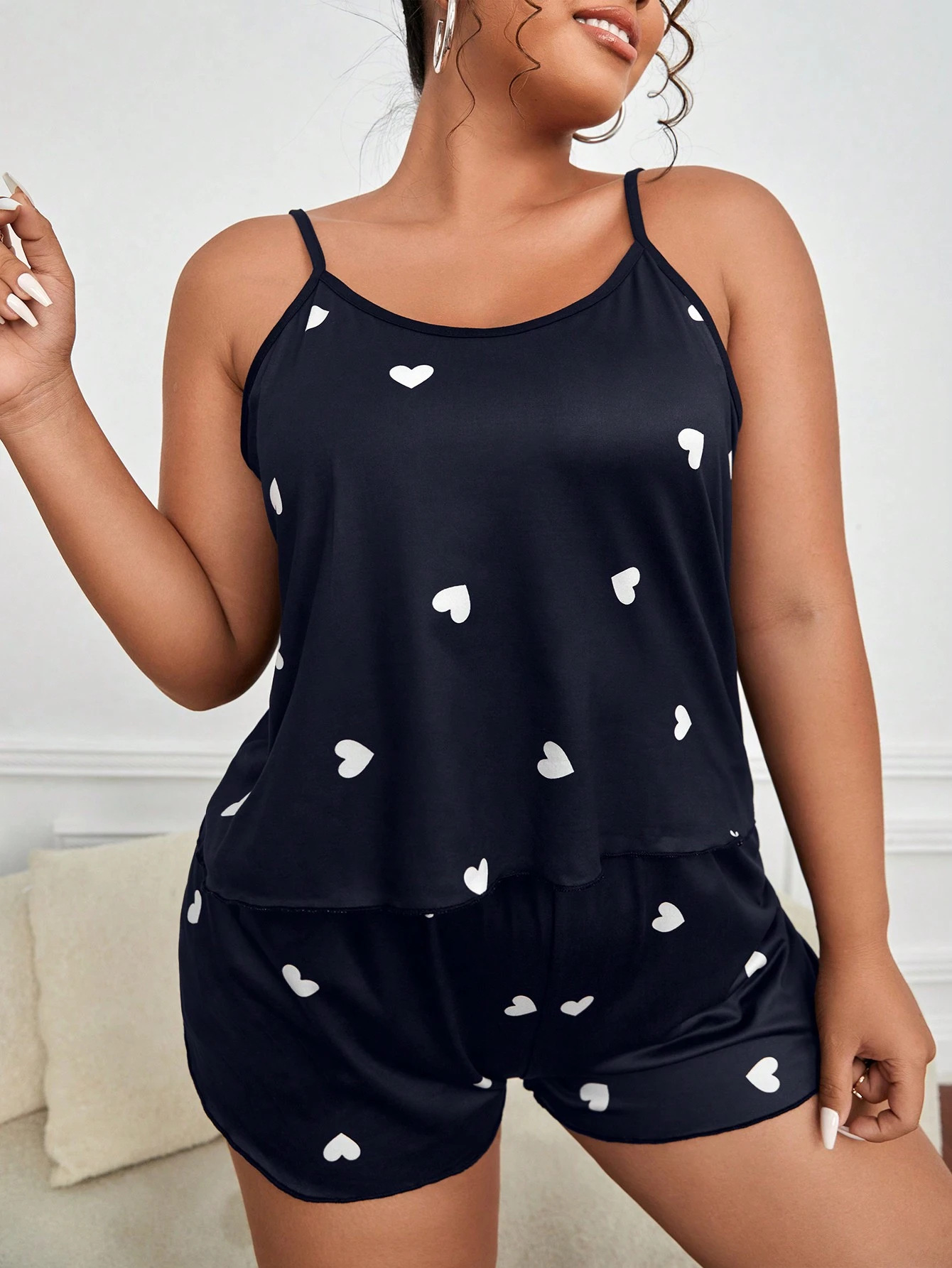Summer Clothing For Petite Women - 2-teiliges Pyjama-Set für Damen, Nachtwäsche, Crop-Tops