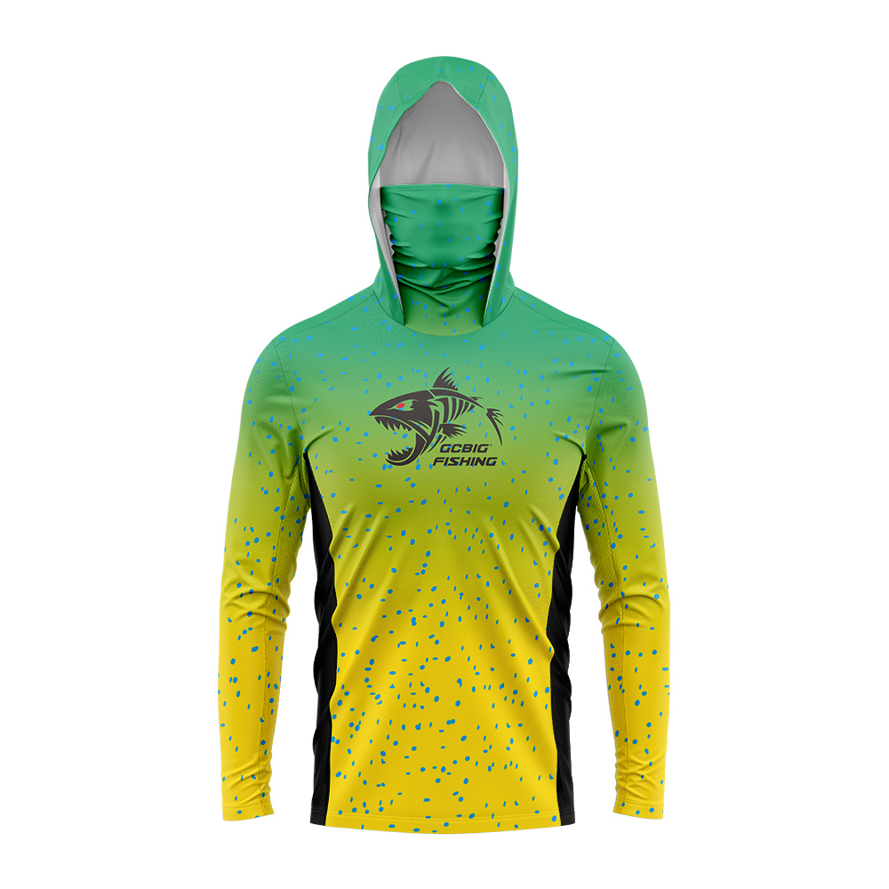 Summer Knit Clothing - Herren Outdoor Langarm Angelkleidung UV-Schutzkleidung Kapuzenjacke
