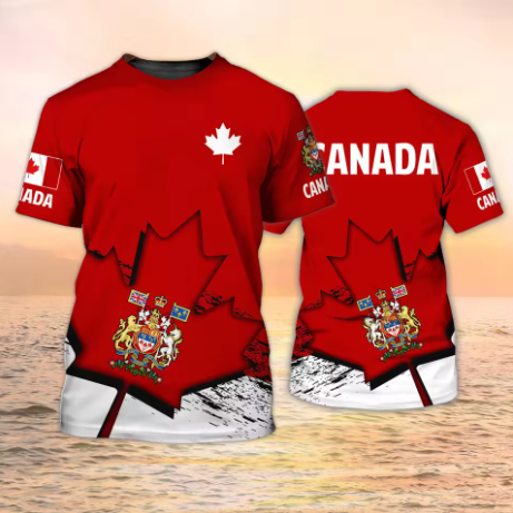 Summer Clothing Women Canada - Kanada T-Shirts Kanadische Flagge Emblem Ahornblatt