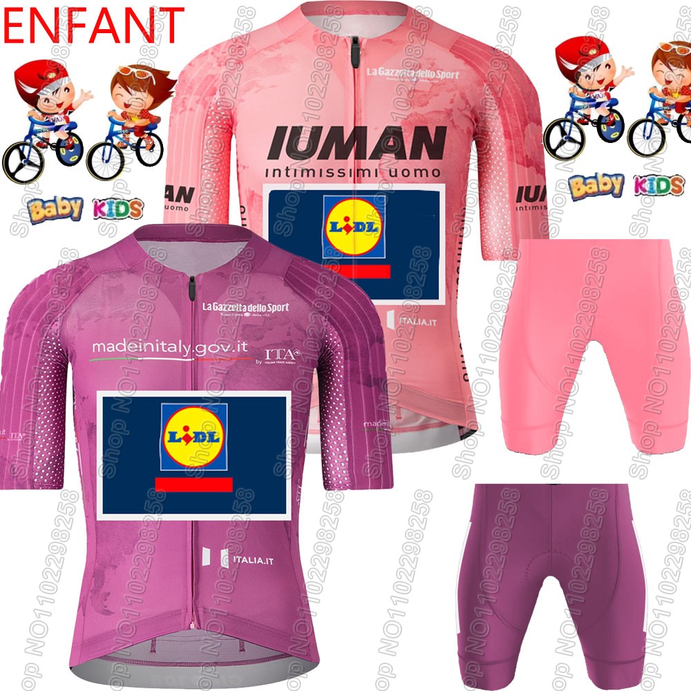 Summer Clothing Italy - 2025 Kinder Lidl Team Tour De