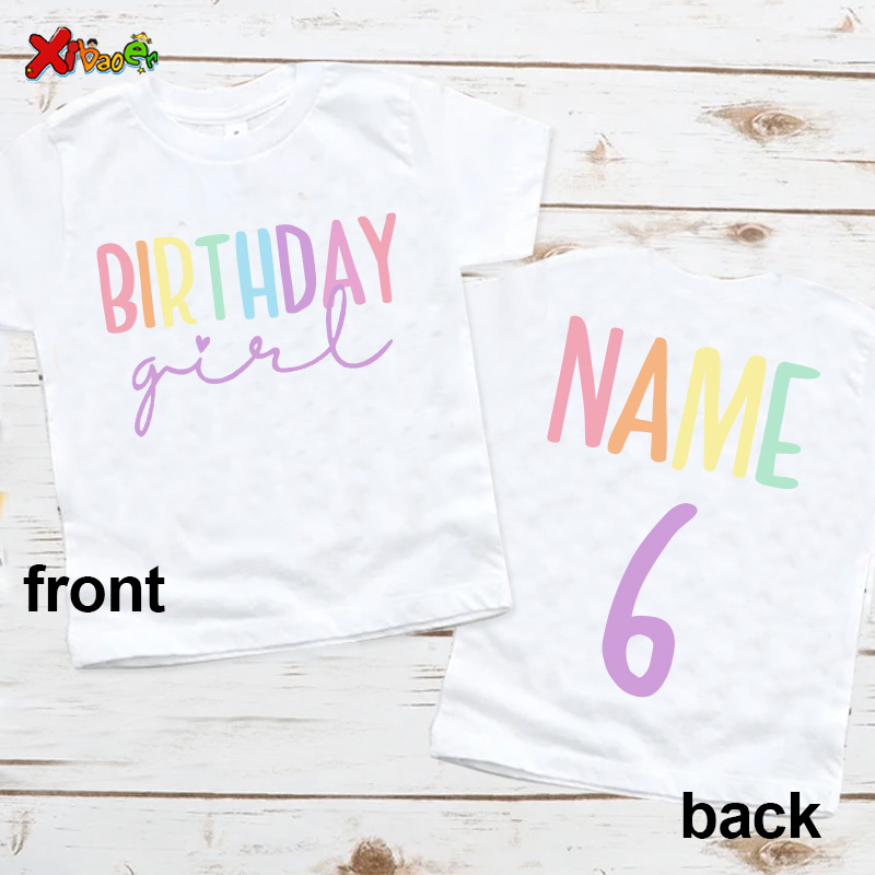 Summer Clothing Name - Geburtstags kind T-Shirt Party Outfits für