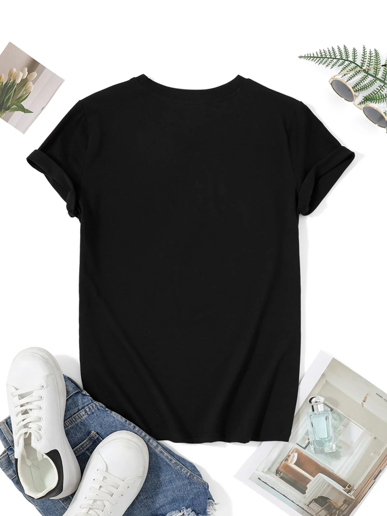Lässiges Alltags-Oberteil mit  – Summer Clothing Cartoon Bewertung und Preis