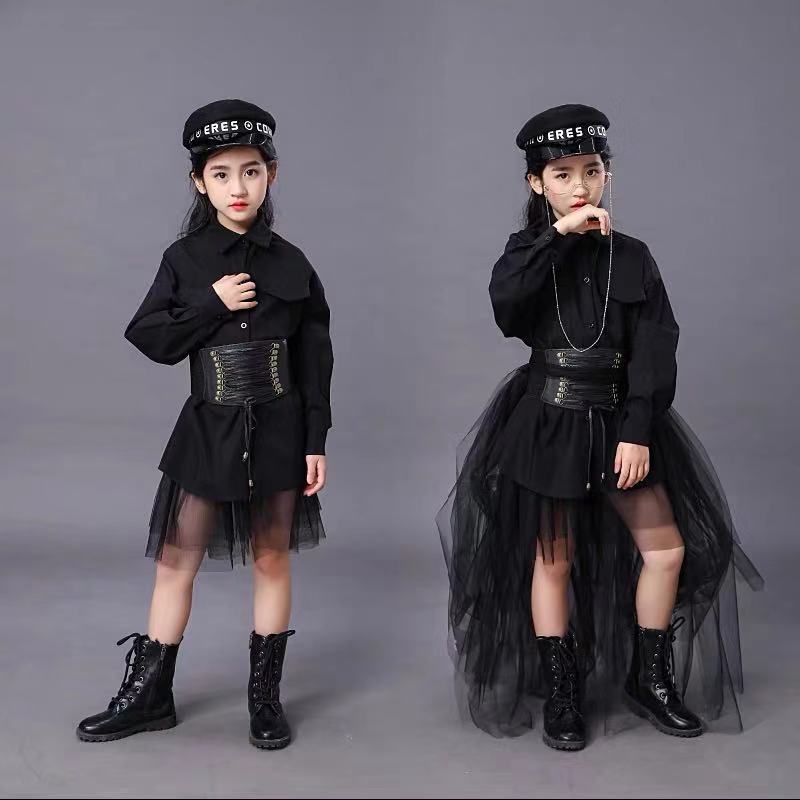 Schwarzer Anzug für Kinder, Mä – Summer Clothing Girl Bewertung und Preis