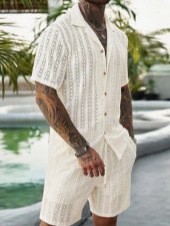 Herren Häkel-Strick 2-Teiliges – Summer Clothing Trend Bewertung und Preis