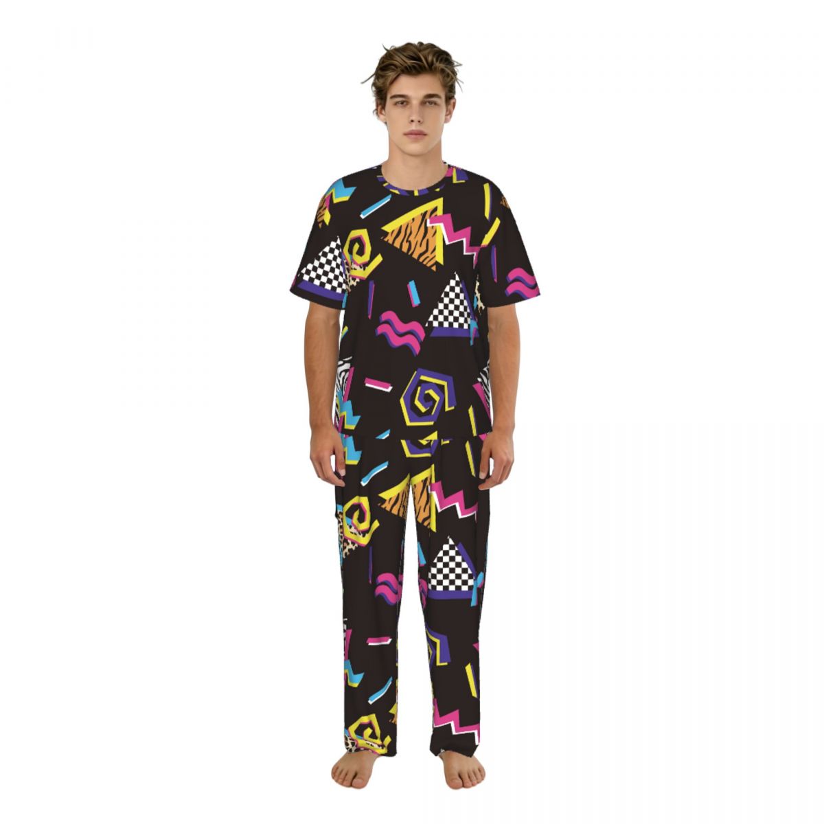 Herren-Pyjama-Anzug, kurzärmel – Summer Clothing Styles Men Bewertung und Preis