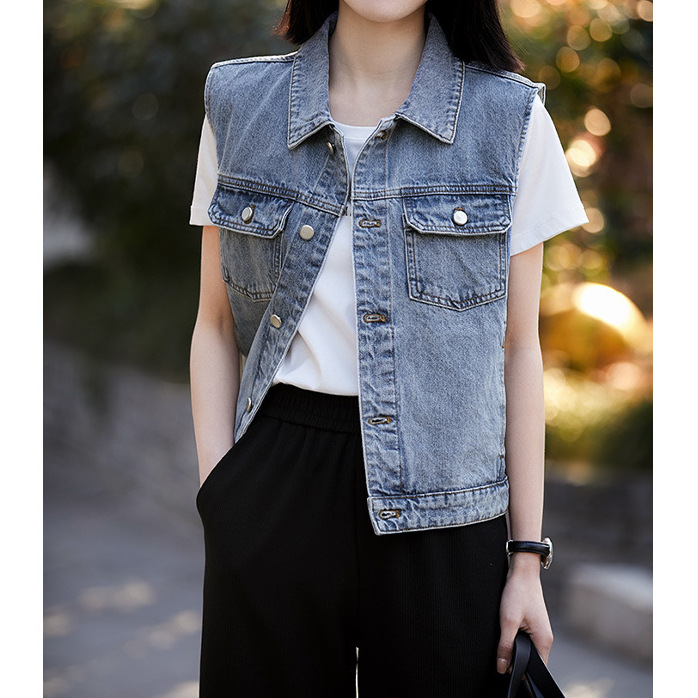 Xinjiang-Damen-Jeansweste aus  – Summer Clothing Staples Bewertung und Preis