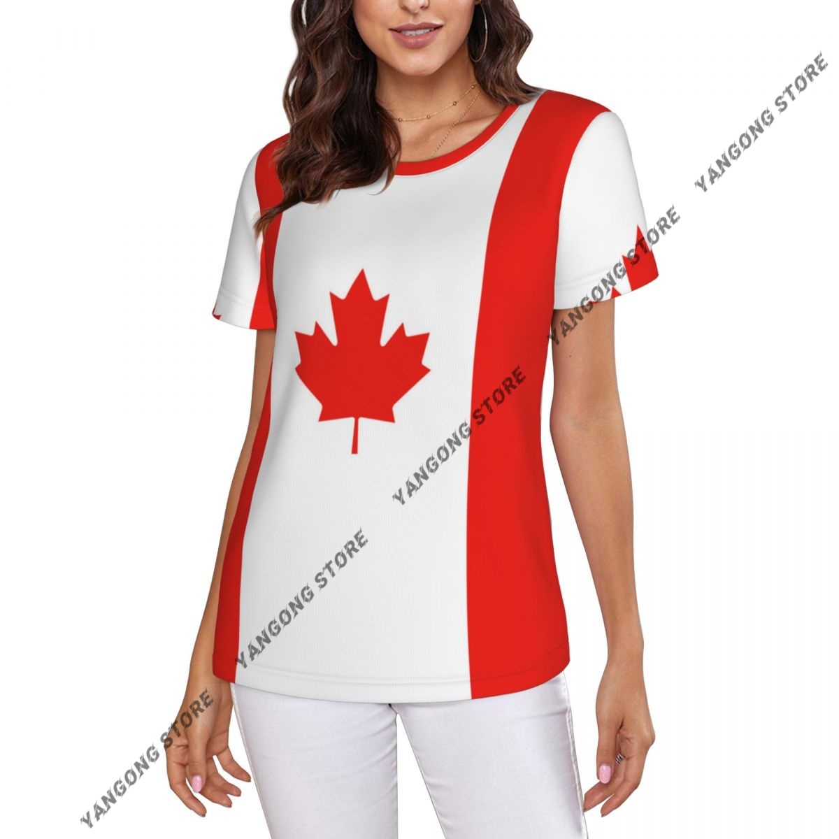 Damen T-Shirt Kanada Kanadisch – Summer Clothing Women Canada Bewertung und Preis