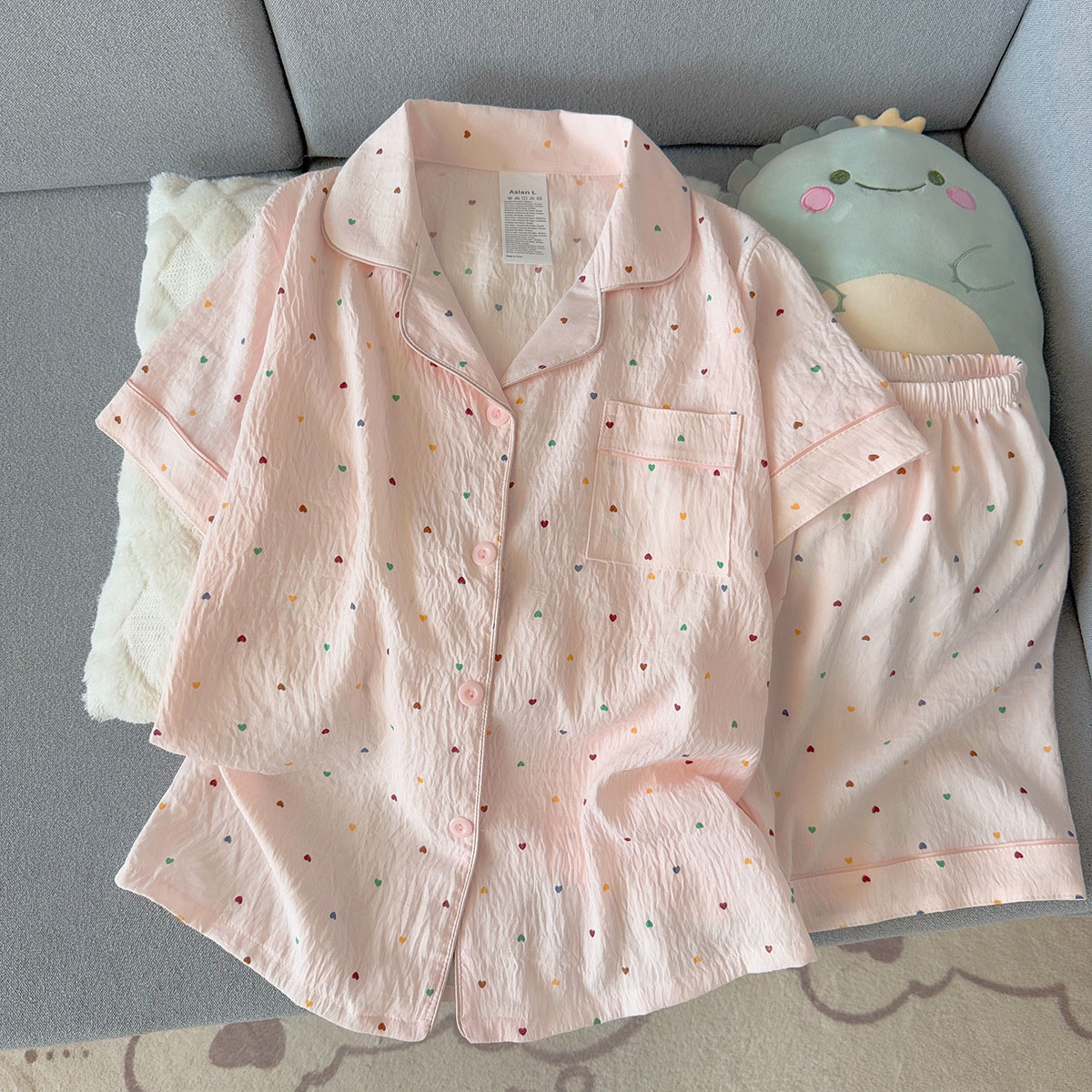 Damen-Pyjama-Set aus Baumwolle – Summer Clothing For Petite Women Bewertung und Preis