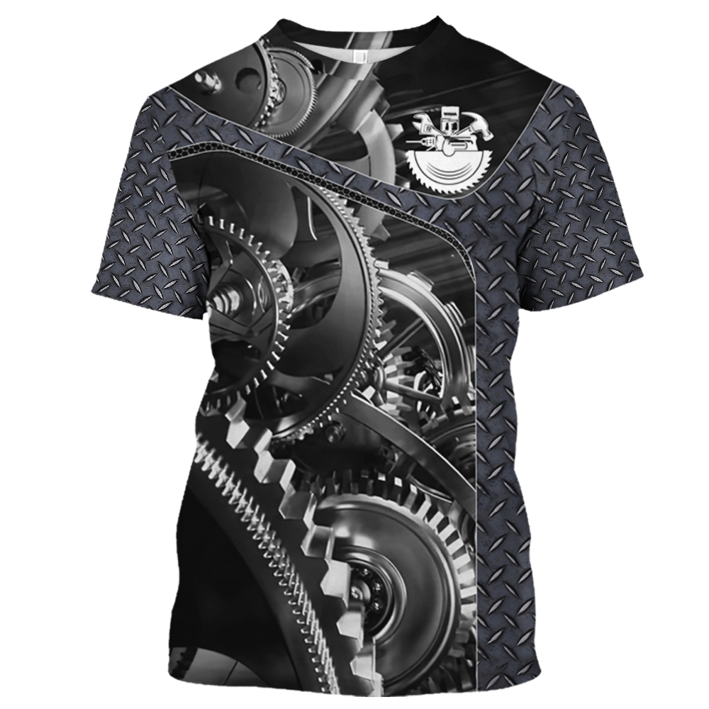 Vintage T-Shirt Mechaniker 3D  – Summer Clothing Name Bewertung und Preis