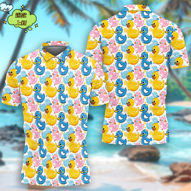 Niedliches gelbes Enten-Polosh – Summer Duck Clothing Bewertung und Preis