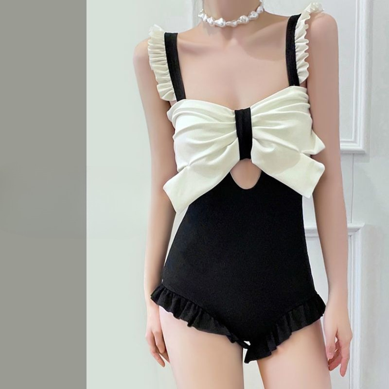 Niedlicher Badeanzug mit Schle – Swimsuit One Piece Bewertung und Preis