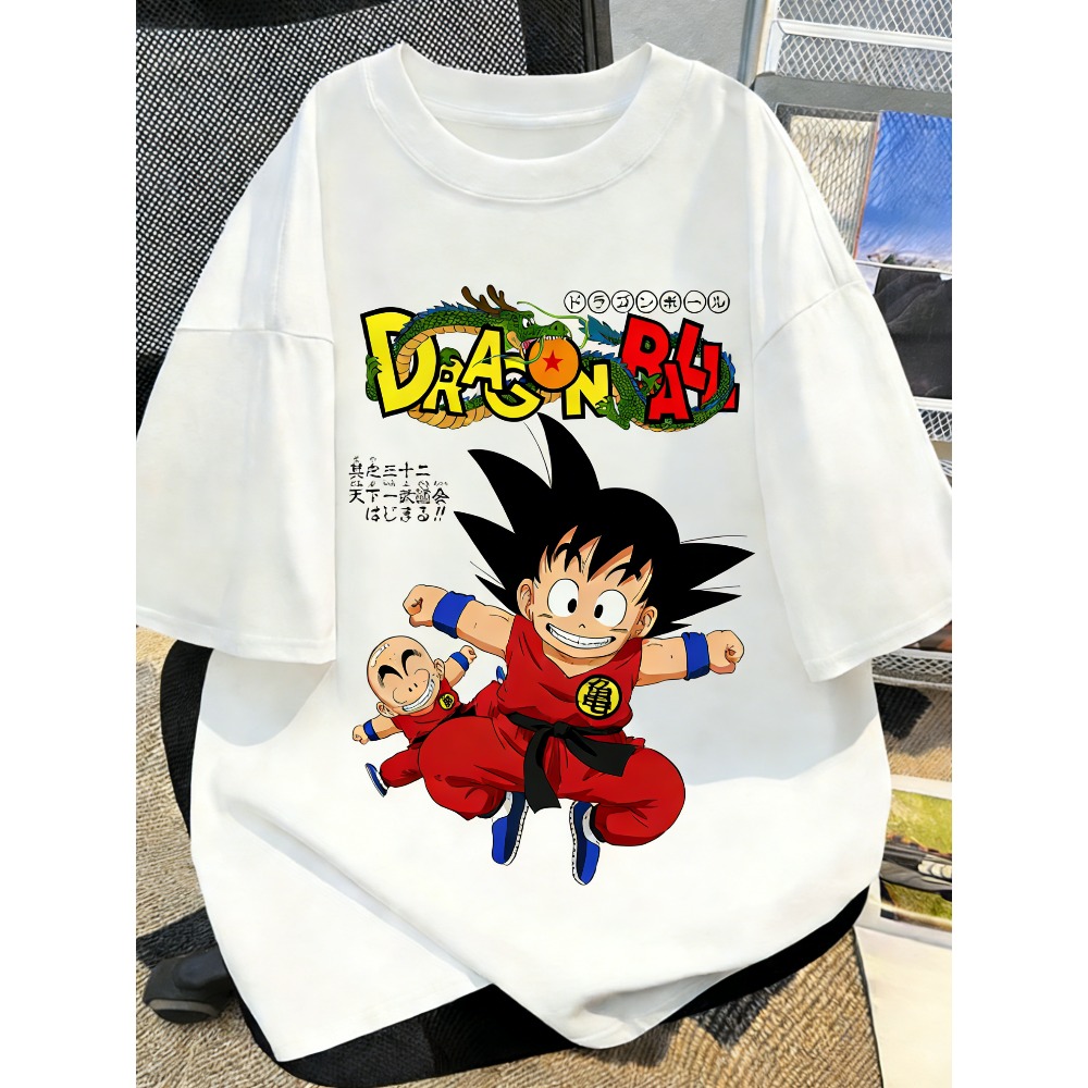 Übergrößes Dragon Ball Anime-P – Summer Clothing Styles Men Bewertung und Preis