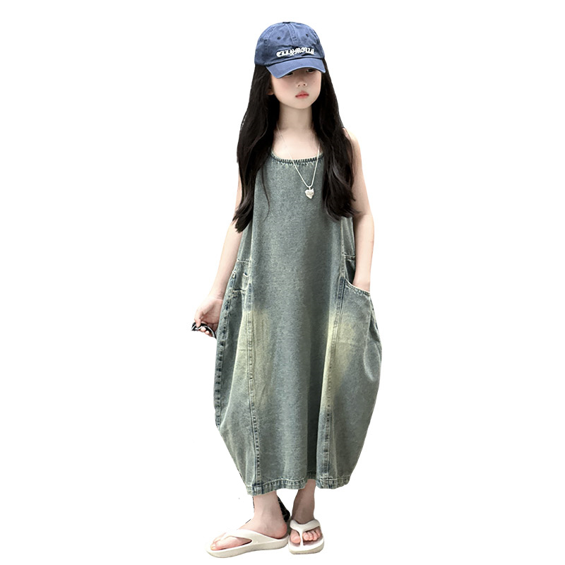 Vintage Blau Kinder Mädchen Ho – Summer Clothing Girl Bewertung und Preis