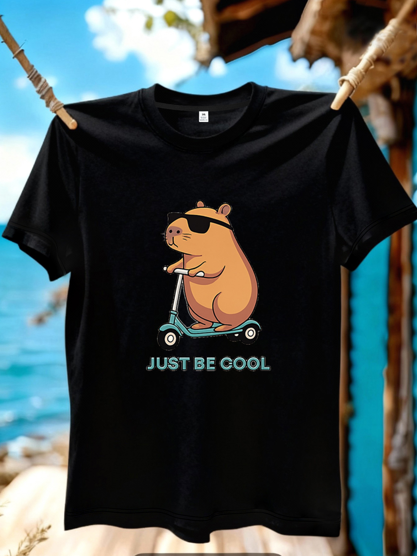 【YJ01222】Niedliches Capybara-C – Summer Clothing Cartoon Bewertung und Preis
