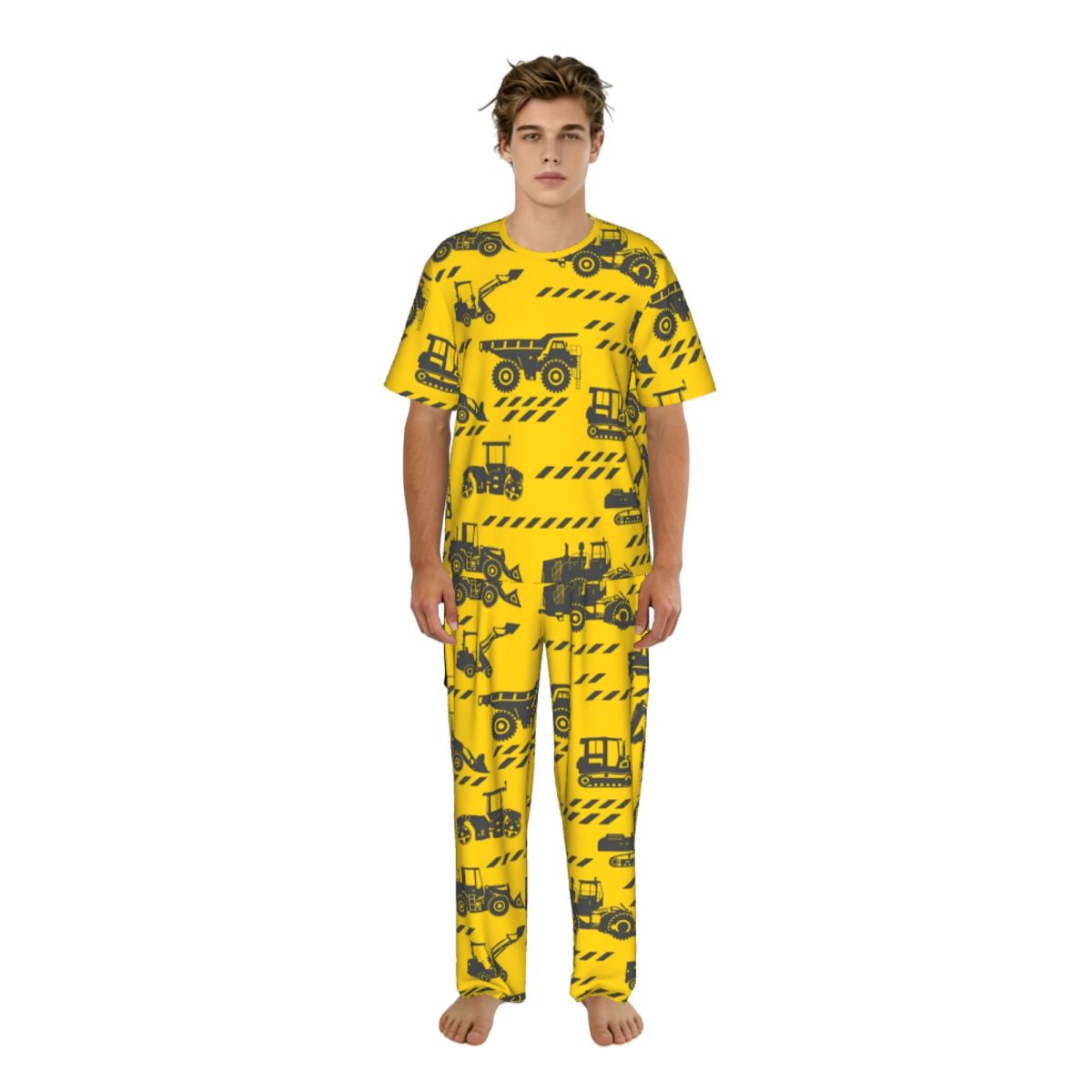 Herren-Pyjama-Set Kurzarm Lang – Summer Clothing Cartoon Bewertung und Preis