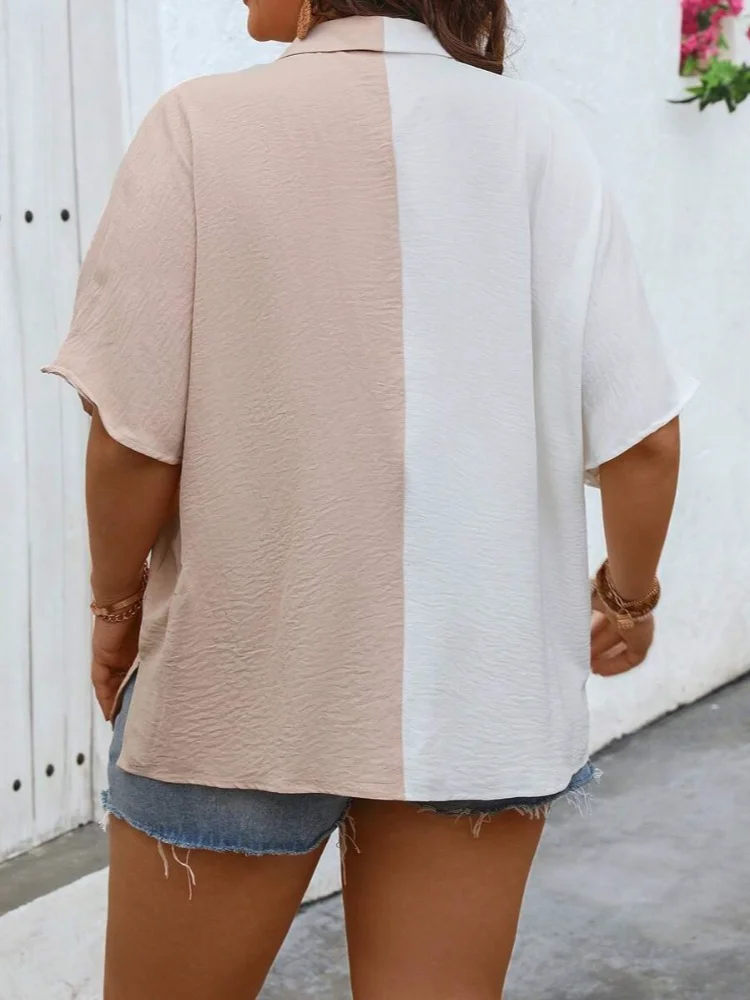 Plus Size Damen-Sommerhemd, mo – Summer Clothing Plus Bewertung und Preis