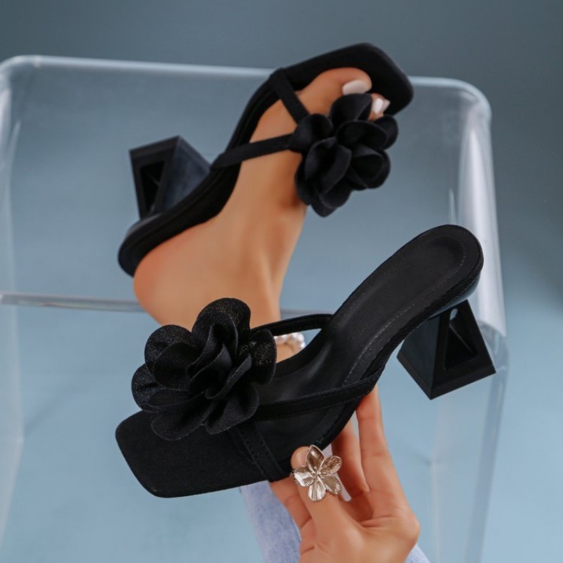 Damen-Sandalen mit 3D-Blumende – Summer Clothing For Petite Women Bewertung und Preis